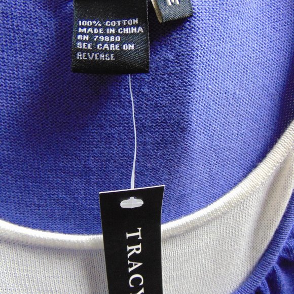 TRACY  M.   JUMPER IN JERSEY.   Size  M (Juniors). - Picture 8 of 8
